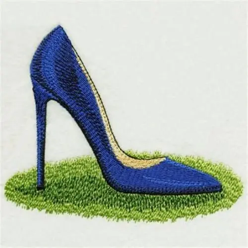 Blue Stiletto Embroidery Design Cheap