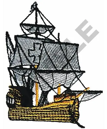 MAYFLOWER Embroidery Design In Demand