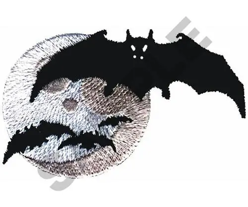 BATS Embroidery Design Last Chance