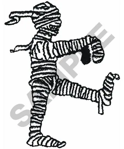MUMMY Embroidery Design Premium