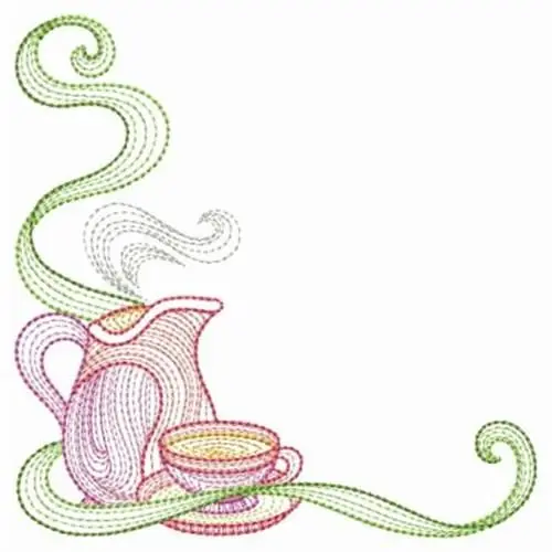 Bulk Order Tea Corner Embroidery Design
