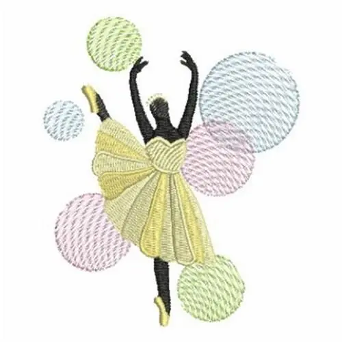 Ballerina Embroidery Design Buy Direct