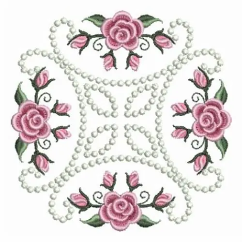 Last Chance Candlewick Blooms Embroidery Design