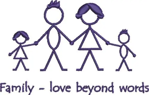 Stick Family Embroidery Design Best Seller