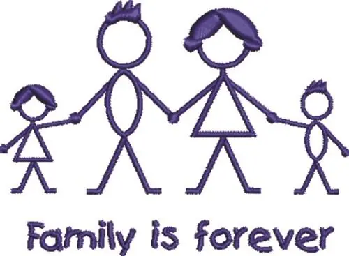 Stick Family Embroidery Design Affordable