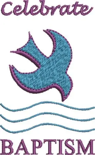 Celebrate Baptism Embroidery Design Low Price