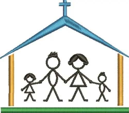 Don’t Miss Out Church Family Embroidery Design