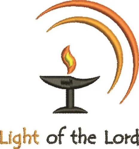 Light Of The Lord Embroidery Design Markdown