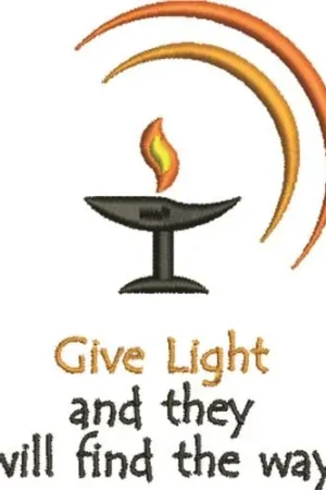 Fast Shipping Oil Lamp Give Light Embroidery Design