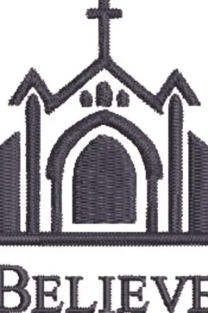 Church Belive Embroidery Design Buy Online