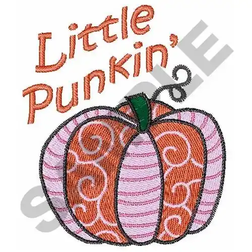 Hot Deal LITTLE PUNKIN Embroidery Design
