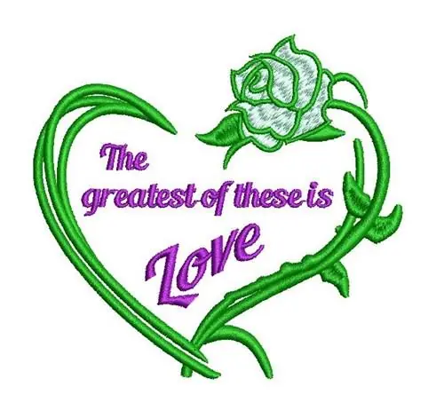 Flash Sale GREATEST GIFT IS LOVE Embroidery Design