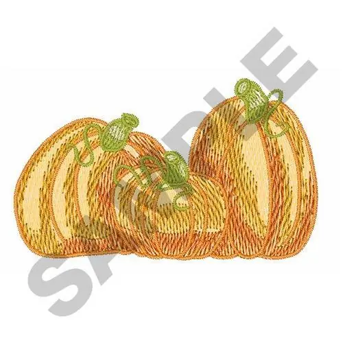 PUMPKINS Embroidery Design Buy Today