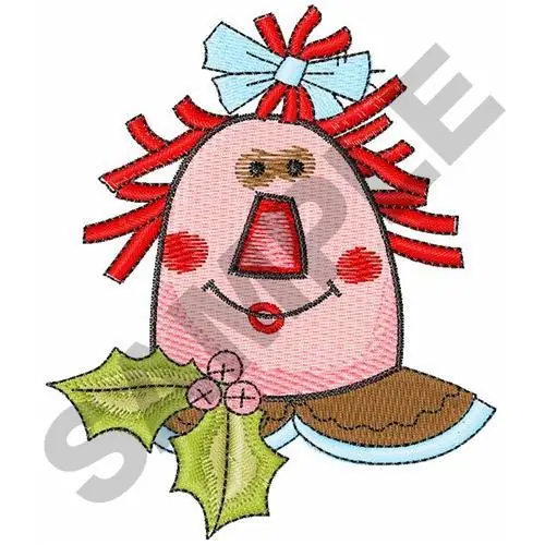 Trusted Brand CHRISTMAS RAG DOLL Embroidery Design