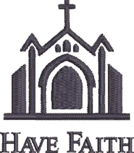 Limited Offer Have Faith Embroidery Design