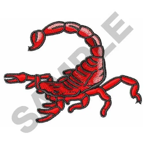 Same Day Shipping SCORPION Embroidery Design