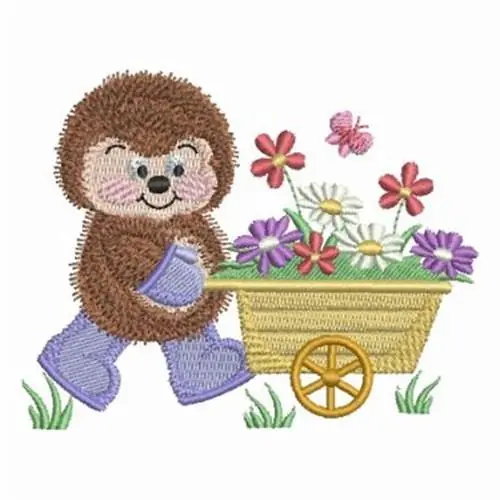 Trending Flower Wagon Embroidery Design