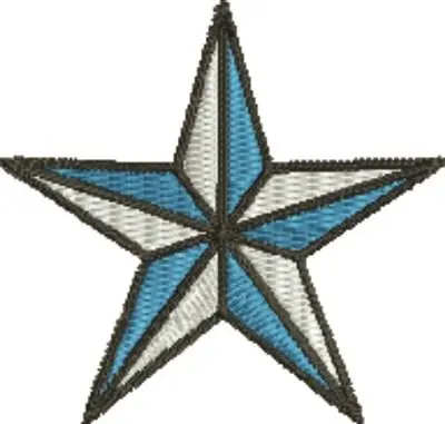 Special Offer Small Christmas Star Embroidery Design
