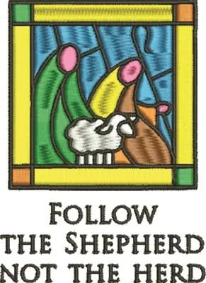 Price Drop Follow the Shepherd Embroidery Design
