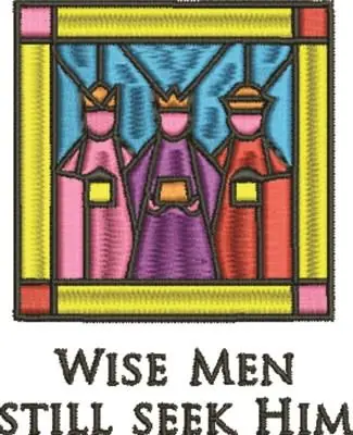 Free Delivery Wise Men Seek Embroidery Design