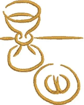 Eucharist Embroidery Design Discount