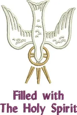 Holy Spirit Filled Embroidery Design Exclusive Offer