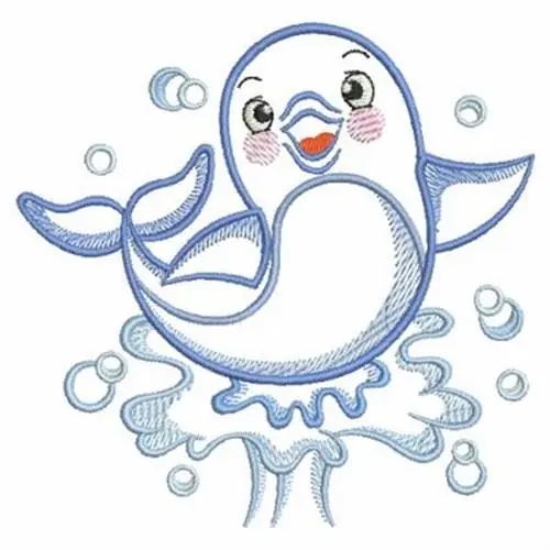 Waterspout Rider Embroidery Design Free Delivery