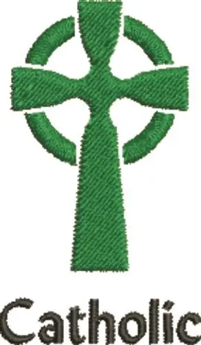 Catholic Celtic Cross Embroidery Design In Demand