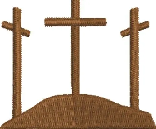 Latest Crucifixion Crosses Embroidery Design