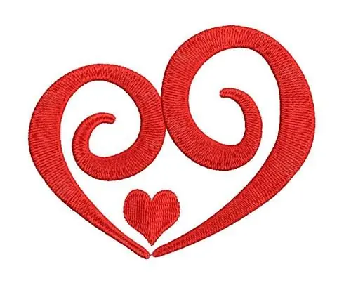 Original SWIRL HEART Embroidery Design