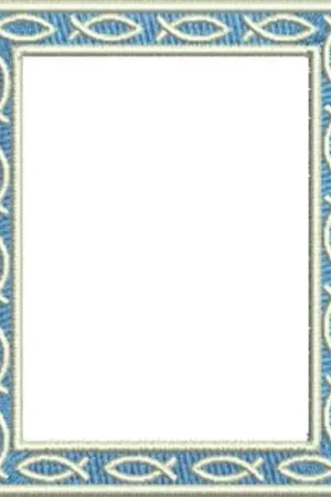Fish Frame Embroidery Design High Quality