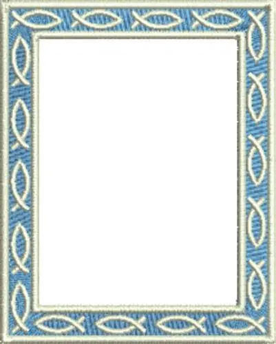 Fish Frame Embroidery Design High Quality