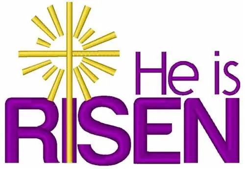 He Is Risen Embroidery Design Today Only