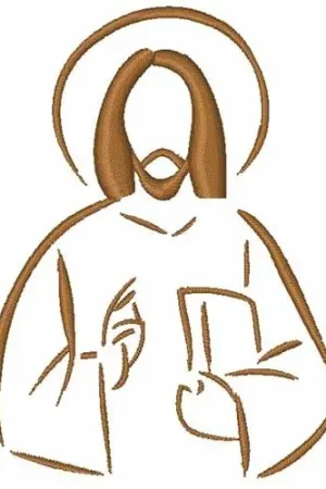 Jesus Christ Embroidery Design New Release