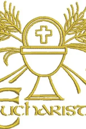 Eucharist Embroidery Design Warranty Included
