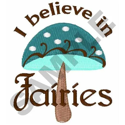 Holiday Sale I BELIEVE IN FAIRIES Embroidery Design
