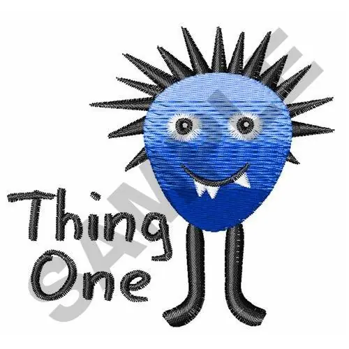 THING ONE Embroidery Design Sale