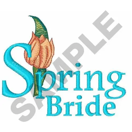 SPRING BRIDE Embroidery Design Deal