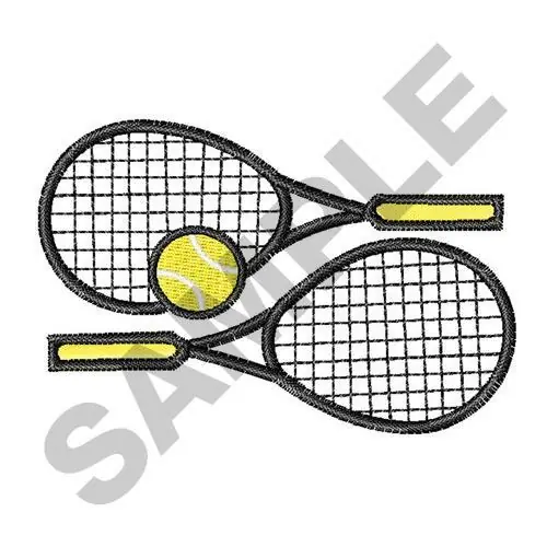 TENNIS RACQUETS Embroidery Design Factory Price