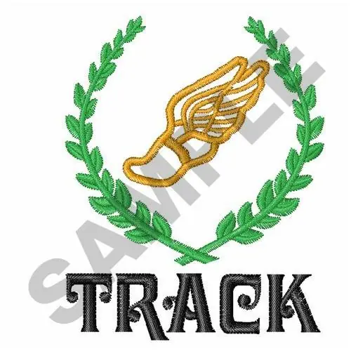 TRACK CREST Embroidery Design Final Sale