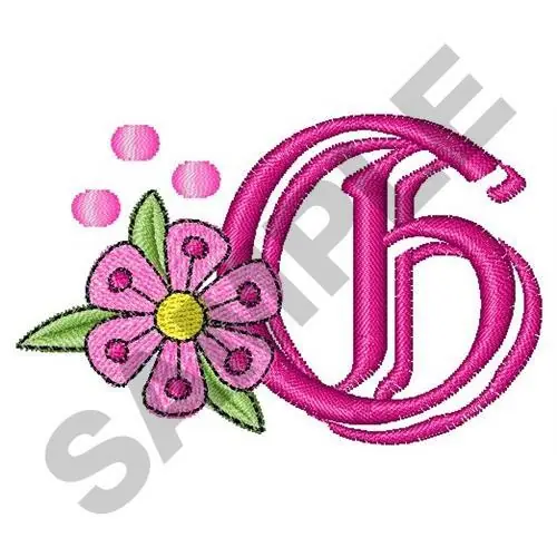 UPPER CASE G Embroidery Design Factory Price