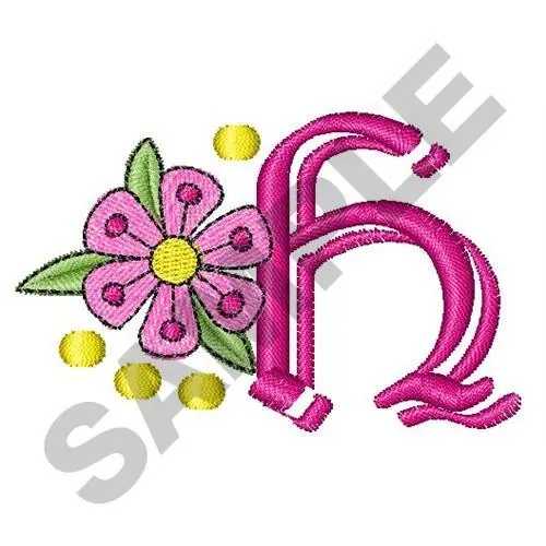Hassle-Free Returns UPPER CASE H Embroidery Design