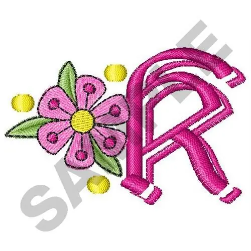 Money Back Guarantee UPPER CASE K Embroidery Design