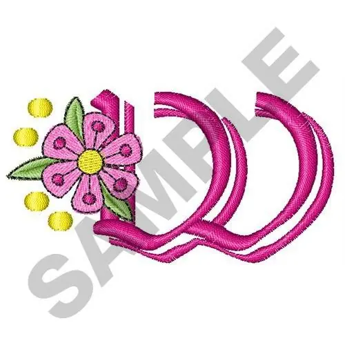Place Order UPPER CASE W Embroidery Design