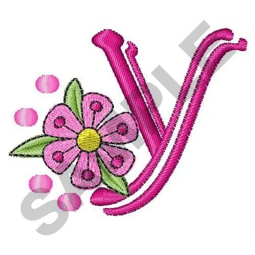 Buy Online UPPER CASE Y Embroidery Design
