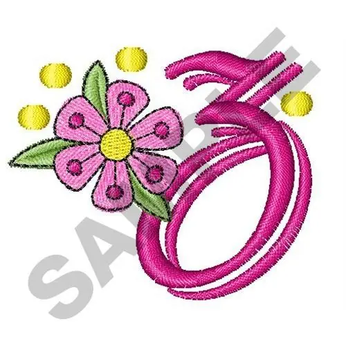 While Supplies Last UPPER CASE Z Embroidery Design