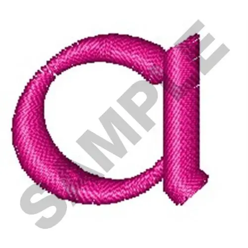 LOWER CASE A Embroidery Design Holiday Sale