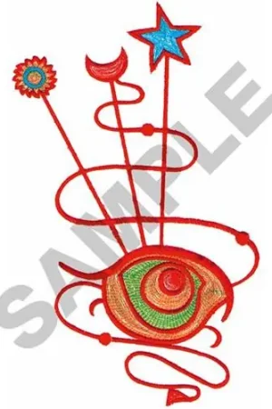 ABSTRACT 337 Embroidery Design Seasonal Sale