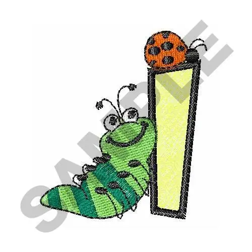 Deal BUG OFF UPPER CASE I Embroidery Design