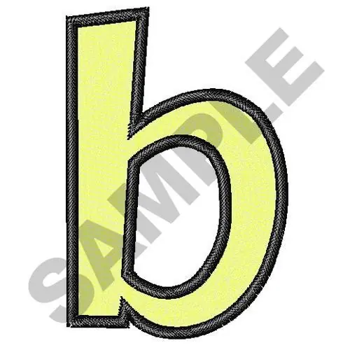 BUG OFF LOWER CASE B Embroidery Design Final Sale